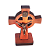 Cruz de Mesa Celta em Madeira - 9 cm - O Pacote com 3 Peças - Cód.: 9969 - Imagem 3