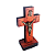 Cruz de Mesa em Madeira - 9 cm - O Pacote com 3 Peças - Cód.: 9970 - Imagem 2