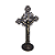 Cruz de Mesa em Metal - 10 cm - O Pacote com 3 Peças - Cód.: 9639 - Imagem 2