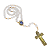 Terço Acrílico Entremeio Oval - Nossa Senhora das Graças e Coração de Jesus - O Pacote com 3 Peças - Cód.: 2120 - Imagem 1