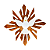 Divino Espirito Santo de Parede em Madeira - Cor Madeira - Tamanho P - A Peça - Cód: 9845 - Imagem 1