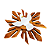 Divino Espirito Santo de Parede em Madeira - Cor Madeira - Tamanho P - A Peça - Cód: 9845 - Imagem 6