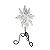 Divino Espirito Santo de Mesa em Madeira Pintada - A Peça - Cód.: 5349 - Imagem 2