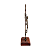 Cruz de Mesa em Metal com Medalha de São Bento - 13 cm - A Peça - Cód.: 9225 - Imagem 5