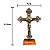 Cruz de Mesa em Metal com Medalha de São Bento - 13 cm - A Peça - Cód.: 9225 - Imagem 2
