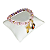 Pulseira Cristal do Sagrado Coração de Jesus com Folheto de Oração - O Pacote com 3 Peças - Cód.: 9812 - Imagem 1