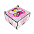 Caixa em MDF Anjo da Guarda Rosa - Com Tampa Solta - O Pacote com 3 Peças - Cód.: 8987 - Imagem 1