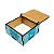 Caixa em MDF Anjo da Guarda Azul - Com Tampa Solta - O Pacote com 3 Peças - Cód.: 8986 - Imagem 5