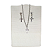 Conjunto Brincos e Colar Crucifixo M em Aço Inox - O Pacote com 3 Peças - Cód.: 9868 - Imagem 2