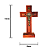 Cruz de São Bento de Mesa em Madeira - 14 cm - O Pacote com 3 Peças - Cód.: 9857 - Imagem 2