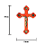 Cruz de Parede de São Bento em Madeira - 19 cm - O Pacote com 3 Peças - Cód.: 9848 - Imagem 2