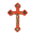 Cruz de Parede de São Bento em Madeira - 19 cm - O Pacote com 3 Peças - Cód.: 9848 - Imagem 1