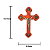 Cruz de Parede de São Bento em Madeira com Adesivo - 12.5 cm - O Pacote com 3 Peças - Cód.: 9853 - Imagem 2