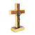 Cruz de Mesa ou Parede de São Bento em Madeira - 13,5 cm - O Pacote com 3 Peças - Cód.: 7226 - Imagem 3