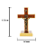 Cruz de Mesa ou Parede de São Bento em Madeira - 13,5 cm - O Pacote com 3 Peças - Cód.: 7226 - Imagem 2