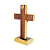 Cruz de Mesa ou Parede de São Bento em Madeira - 13,5 cm - O Pacote com 3 Peças - Cód.: 7226 - Imagem 5