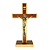 Cruz de Mesa ou Parede de São Bento em Madeira - 25,5 cm - O Pacote com 3 Peças - Cód.: 8616 - Imagem 1