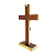 Cruz de Mesa ou Parede de São Bento em Madeira - 25,5 cm - O Pacote com 3 Peças - Cód.: 8616 - Imagem 4