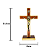 Cruz de Mesa ou Parede de São Bento em Madeira - 25,5 cm - O Pacote com 3 Peças - Cód.: 8616 - Imagem 2