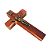 Cruz de Parede com Adesivo - 9 cm - O Pacote com 3 Peças - Cód.: 9106 - Imagem 4
