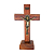Cruz de Parede ou Mesa São Bento em Madeira - 15 cm - O Pacote com 3 Peças - Cód.: 9151 - Imagem 1