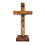 Cruz de Parede ou Mesa em Madeira - 20 cm - O Pacote com 3 Peças - Cód.: 9173 - Imagem 1