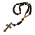 Mini Terço de Nossa Senhora de Guadalupe com Folheto de Oração - Pacote com 6 peças - 9424 - Imagem 3