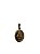 Medalha Oval Dourada do Sagrado Coração de Jesus - O pacote com 3 peças - Cód.: 464 - Imagem 1