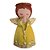 Anjo da Guarda Infantil em Resina - Amarelo - O pacote com 3 peças - Cód.: 5502 - Imagem 1
