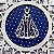 Mandala com Aplique de Nossa Senhora Aparecida - O Pacote com 3 peças -Cód.: 7339 - Imagem 2