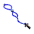 pulseira terço em acrílico - Azul - Nossa Senhora Aparecida - O Pacote com 6 peças - Có.: 8974 - Imagem 3