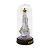 Imagem Nossa Senhora de Fátima em Plástico Transparente com LED e Cúpula e Base Cor Ouro Velho - A Unidade - Ref.: IR.FA.75 - Imagem 5