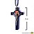 Crucifixo de São Bento preto no cordão - Pacote com 6 Peças - Cód.: 6433 - Imagem 1