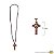 Crucifixo São Bento ( Pequeno com cordão ) - A DÚZIA - Cód.: 3584 - Imagem 1