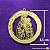 Medalha dourada de Nossa Senhora do Carmo - pacote com 3 peças - Cód.: 0652 - Imagem 1