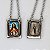 Escapulário em Aço Inox do Sagrado Coração de Jesus e Nossa Senhora da Imaculada Conceição - O Pacote com 6 Peças - Cód.: 8848 - Imagem 1