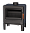Salamandra ou stove a Lenha - Bronpi - modelo KAREN - Imagem 2