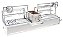 Parrilla Central Fuego Pro Elev Double - Imagem 1