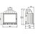 Lareira a Lenha Calefator - Diffusion - B6 em ferro fundido/Made in France - Imagem 4
