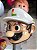 mascara do luigi chapeu branco - Imagem 1