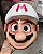 Máscara Mario Branco - Imagem 3