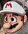Máscara Mario Branco - Imagem 2
