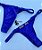 Calcinha personalizada - Lycra (u) - Azul Bic - Imagem 2