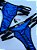 Calcinha personalizada - Veludo (PLUS SIZE)  Azul bic - Imagem 1