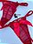 Calcinha Personalizada de tule fio laço | Vermelha ( PLUS SIZE) - Imagem 1