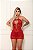 Mini vestido Personalizado de Luxo | vermelho - Imagem 3