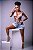 Fantasia Personalizada; body | Anjinha Branco + gargantilha + luvas + auréola - Imagem 4