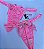 Calcinha personalizada sexy fio| laço - Rosa pantera - Imagem 1