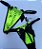 Calcinha personalizada sexy fio| laço - Verde neon - Imagem 1