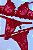 Conjunto Personalizado Jade sem bojo com aro - Vermelho - Imagem 3